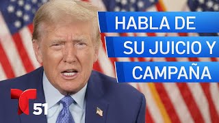 Trump habla de su juicio, la campaña y el debut político de su hijo Barron | Exclusiva