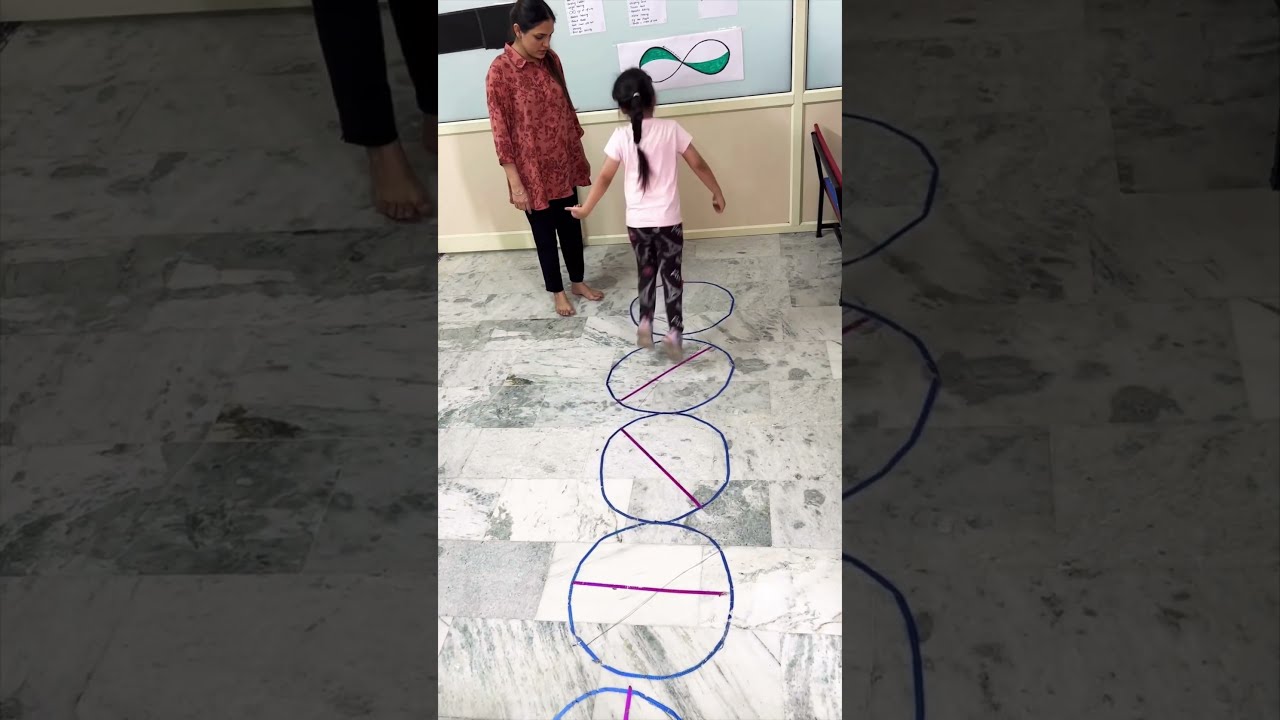 Enhance Gross Motor Skills At Home With Simple Tape Activity Body Control