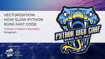Vectorization: How slow Python runs fast code