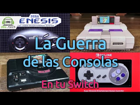 La Guerra de las Consolas, en tu Switch - Control Super Nintendo y Genesis para el Switch