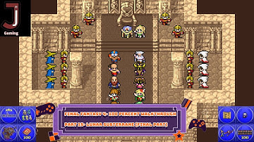 Final Fantasy 4 Pixel remaster 100 percent walkthrough Part 15 Lunar Subterrane (final part)