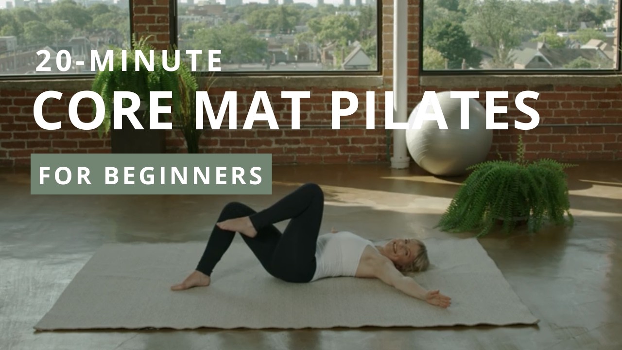 20 Min Beginner Mat Pilates at Home | Core Workout - YouTube