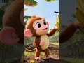 Playful Little Monkey Song | English Nursery Rhymes for Children's | Galatta Kids | Shorts