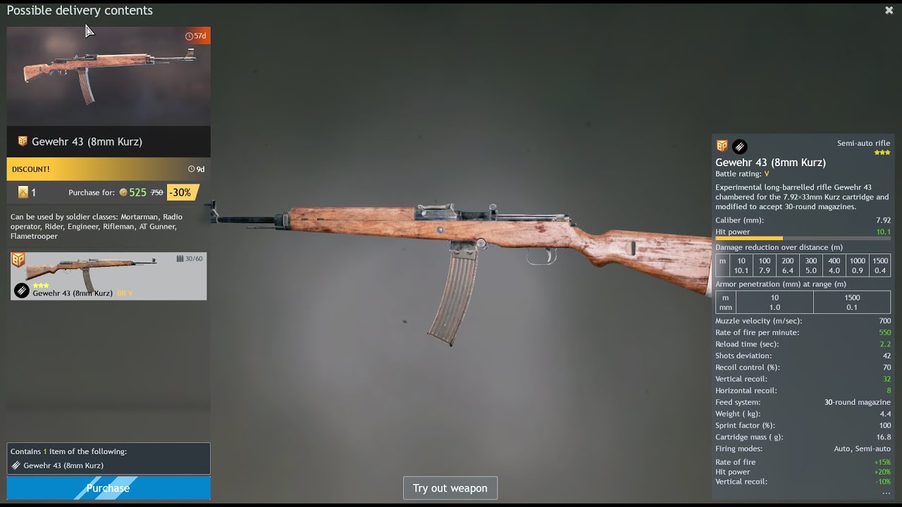 2024 Enlisted Best German Gun Buy Now!