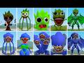 EVOLUTION OF ALL SPRUNKI LIME GREEN VS EVOLUTION OF ALL SONIC TAPES FAMILY ? IN GARRYSMOD!,...