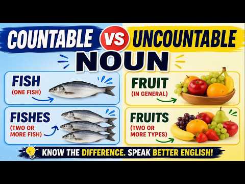 Countable and Uncountable Nouns | Grammar
