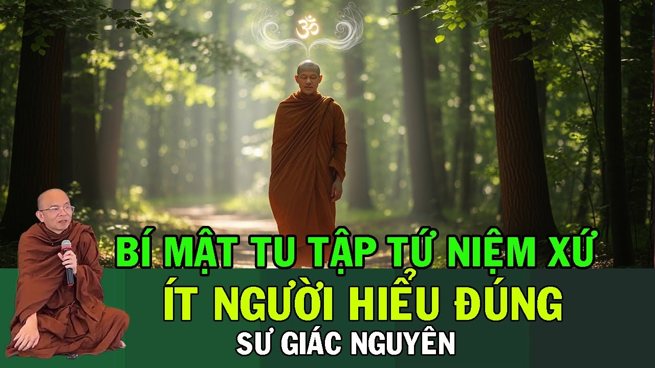 Sống Chánh Niệm Là Đủ? Bí Mật Tu Tập Tứ Niệm Xứ Ít Người Hiểu Đúng | Sư Giác Nguyên | Sư Toại Khanh