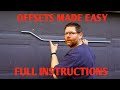 How To Bend Offsets On EMT Easy