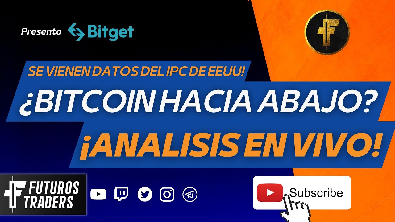 BITCOIN TRADING EN VIVO! CAIDA DE BITCOIN