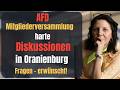 Harte Diskussionen bei der AFD