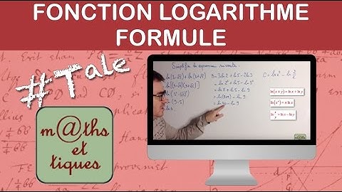 Appliquer les formules sur les logarithmes - Terminale