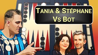 Tania Klimova and GRANDMASTER Stephane Cheneviere COLLIDE with Backgammon Bot - EPIC BATTLE! 🎲🎲 Unbelievable 6 4 Win Epic Backgammon Victory