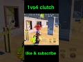 easy clutch 1vs4 bgmi #pubg #bgmi #shortsfeed #shorts #gaming #viral #funny #fyp #infinity