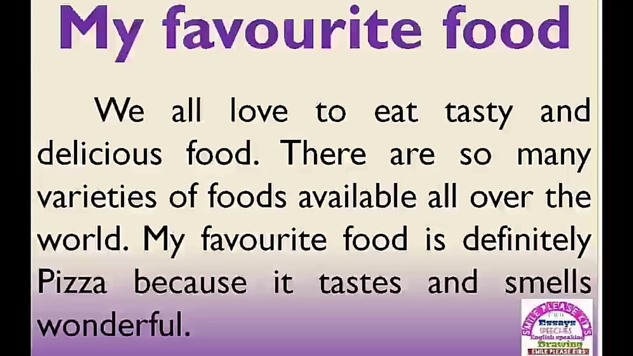 Descriptive Favorite Food Essay - Words | Bartleby
