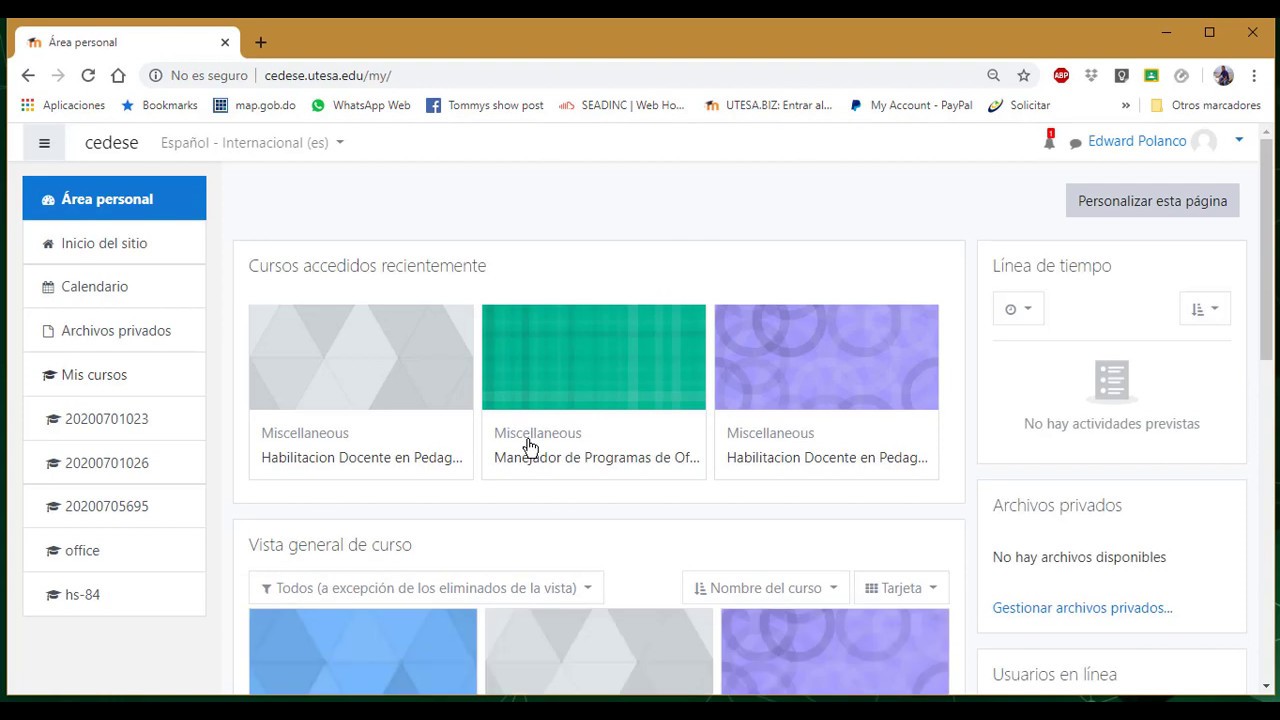 Acceder a CEDESE VIRTUAL