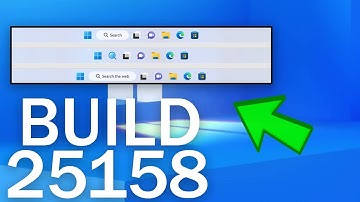 New Windows 11 Build 25158 – New Visual Treatments for the Search entry on the Taskbar & Fixes