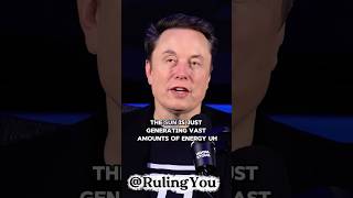 Elon Musk says the sun generates massive amounts of free energy that goes unused  #Shorts #elonmusk
