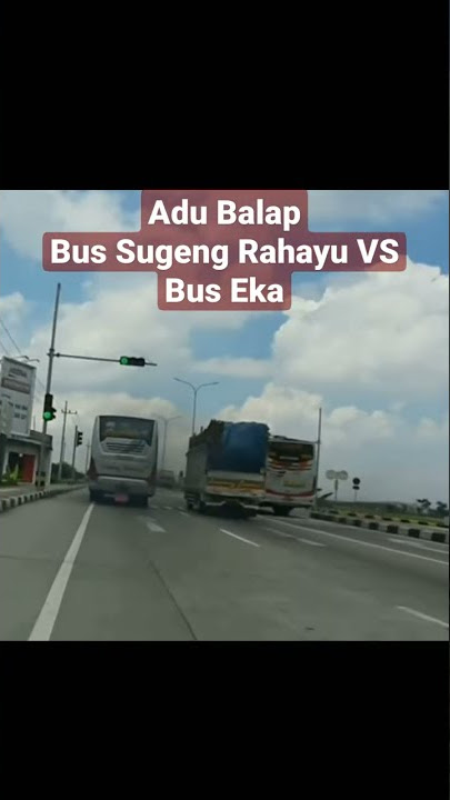 Bus Eka Vs Bus Sugeng Rahayu Adu Balap #busmania #bus #sugengrahayu #buseka #busoleng #shorts