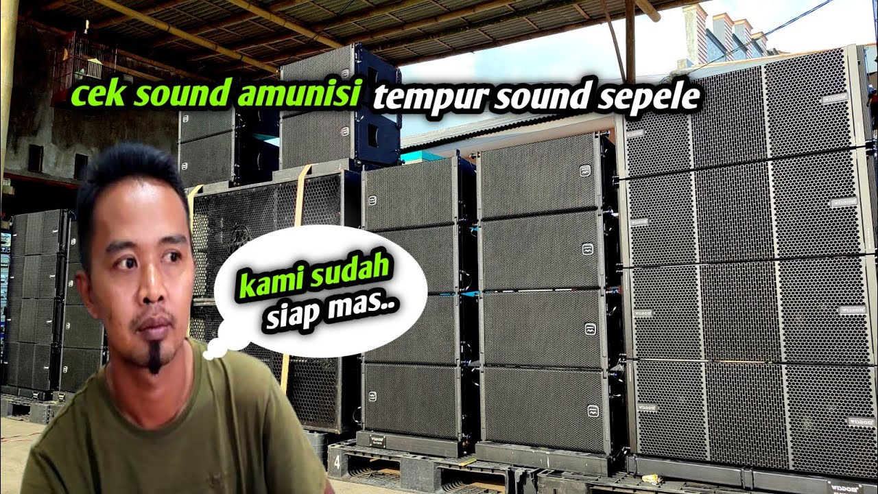 READY...!! sebelum berangkat cek sound amunisi tempur dulu // Adita audio