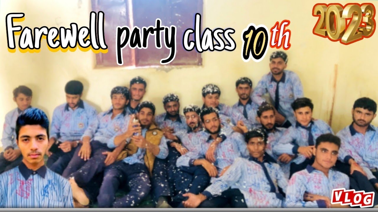 Farewell party class 10th 2023 school ka safar katam 🥲 #party #school ...