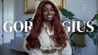 Gorgius Hair Review The Best Ginger Synthetic Wig Ever 5 Minute Install Ginger Wig Install