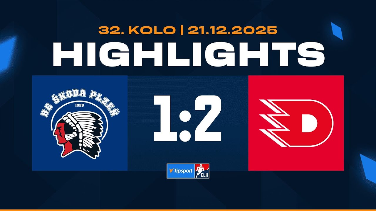 Highlights | HC Škoda Plzeň vs. HC Dynamo Pardubice 1:2 | 21.12.2025