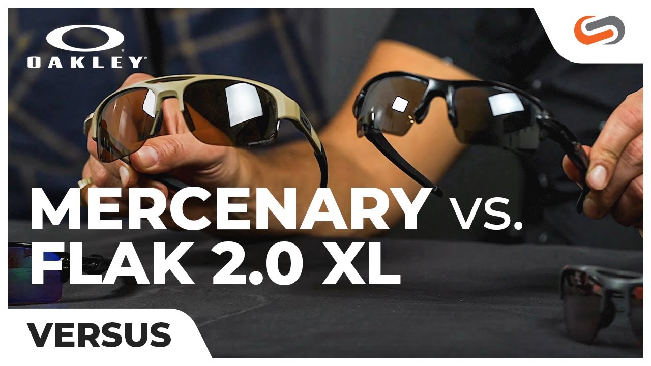 Oakley Mercenary vs. Flak 2.0 XL 