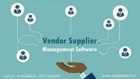 Supplier Management Software / Supply Chain Management Software | Satej Infotech