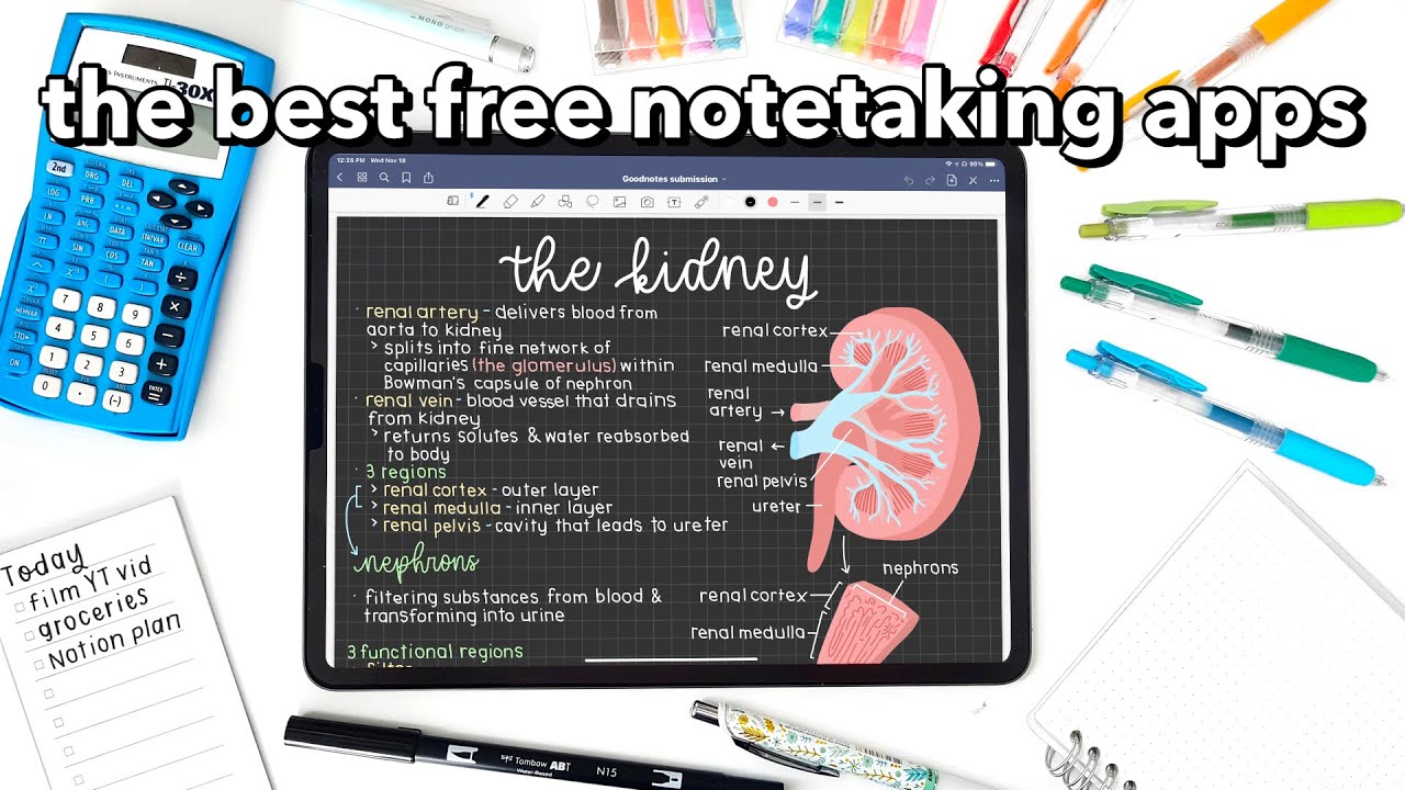 The Best Free Notetaking Apps 🌷