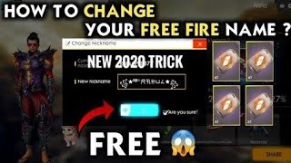 How to change name in free fire for Free|| 100% working trick || #RR Gaming ||