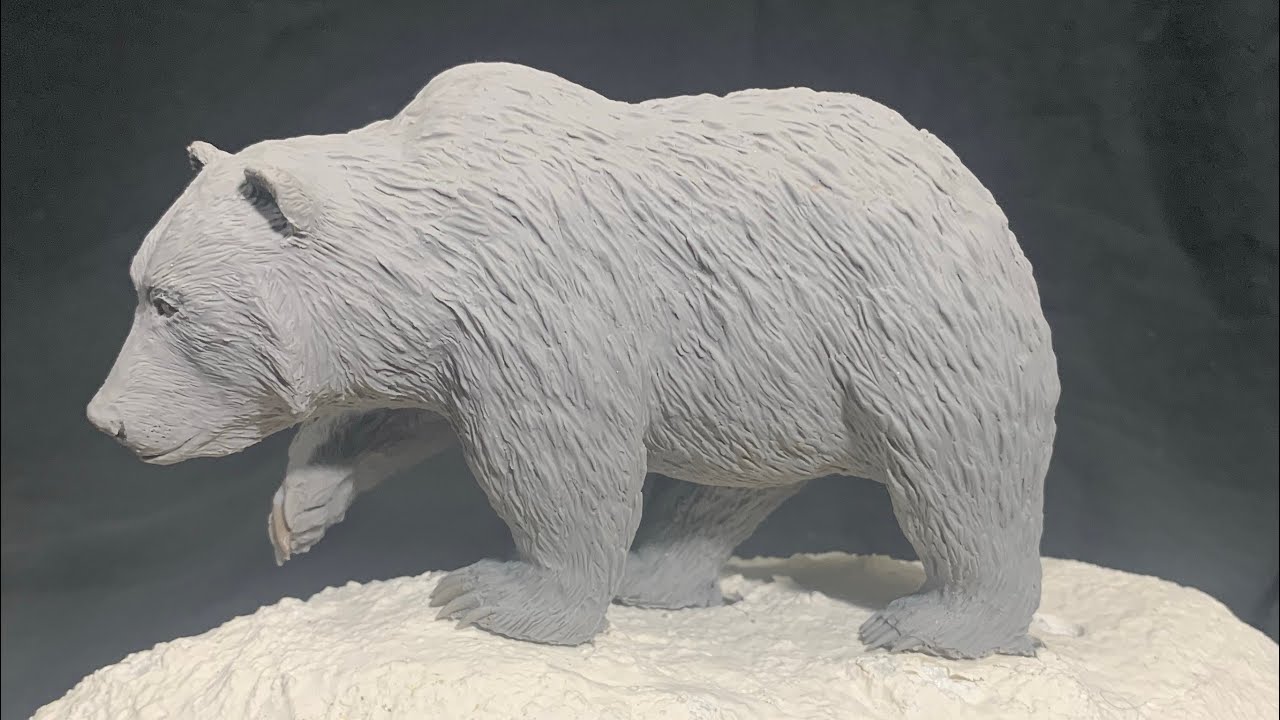 Making A Bronze Grizzly Part 1: The Sculpting