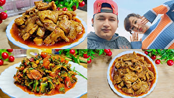 Style Thymmai Dohsnier Masi + Jhur Khleh 😮|| Beef Tripe Recipe || Husband Wife♥️