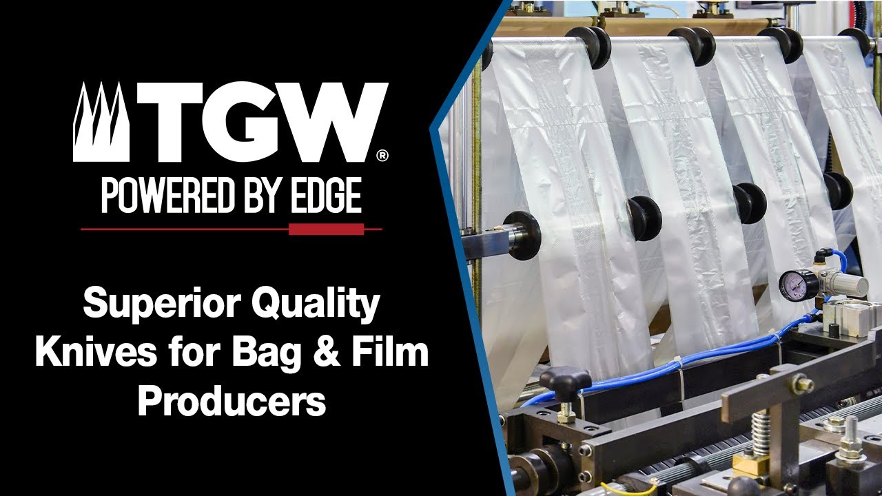 TGW Knives for Film Converting and Bag Production