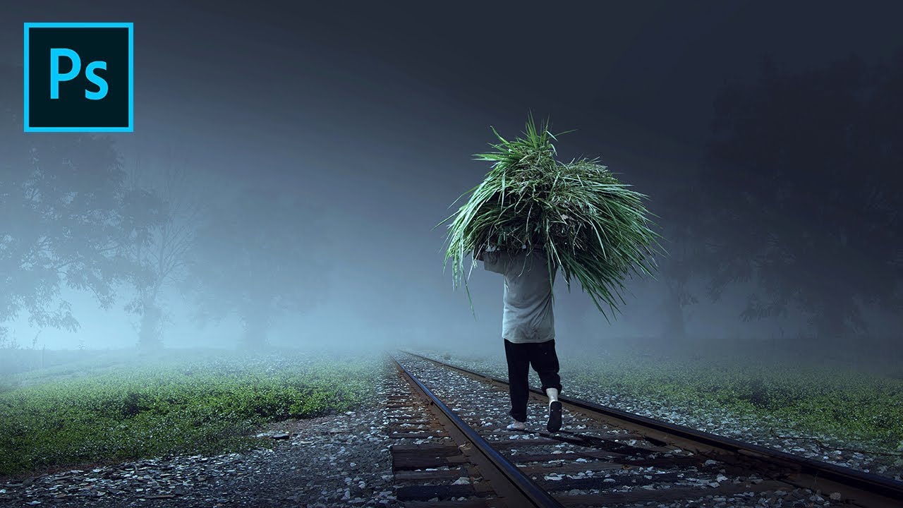 Photoshop Tutorials | Dramatic Human Interest Photo Manipulation - YouTube