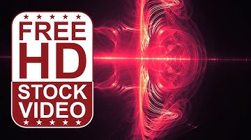 Free Stock Videos – abstract orange red ethereal waves moving randomly on black BG 2D animation