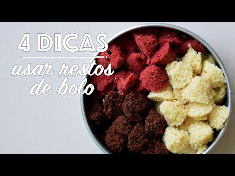 Vídeo: O Que Pode Ser Feito Com Sobras De Massa De Bolinhos