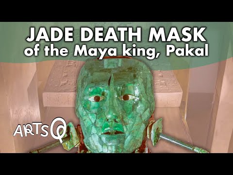 The death mask of the most famous ancient Maya king, Pakal