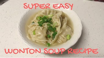 Super Easy Wonton Soup Recipe