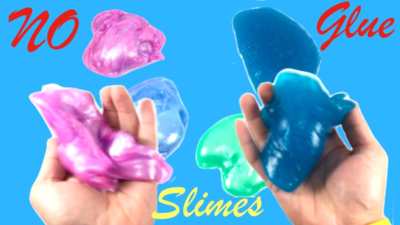 DIY How To Make Slime Without Glue, Face Mask, Borax or Hand soap!! Guar Gum Slime - YouTube