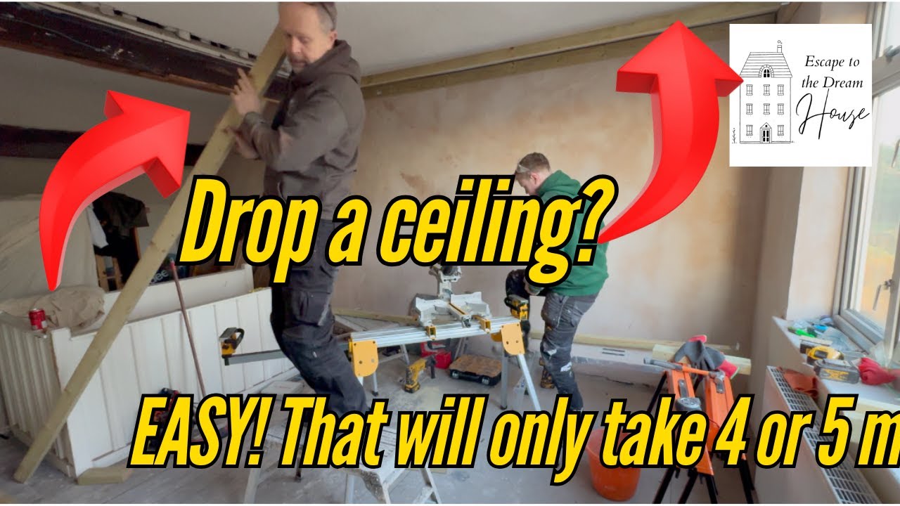 And that is how to put up a ceiling in 4 or 5 m....! - YouTube