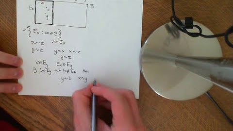 Equivalence Classes Part 2