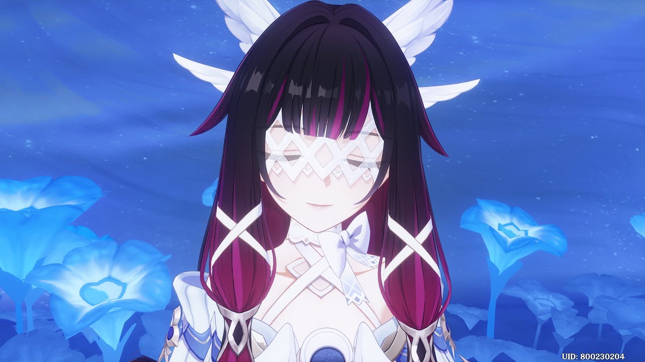 Genshin Impact Girl (Colombina) Silver Moon Garden Event