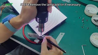 How to Repair Outdoor P2.5mm LED Display Module and Replace the Dead Light?