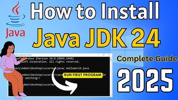 How to Install Java JDK 24 on Windows 10 [2025]  Complete Guide |  Latest Java Installation