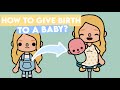 How to give birth  in toca life world  step by step tutorial