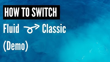 Peoplesoft Fluid to Classic Menu