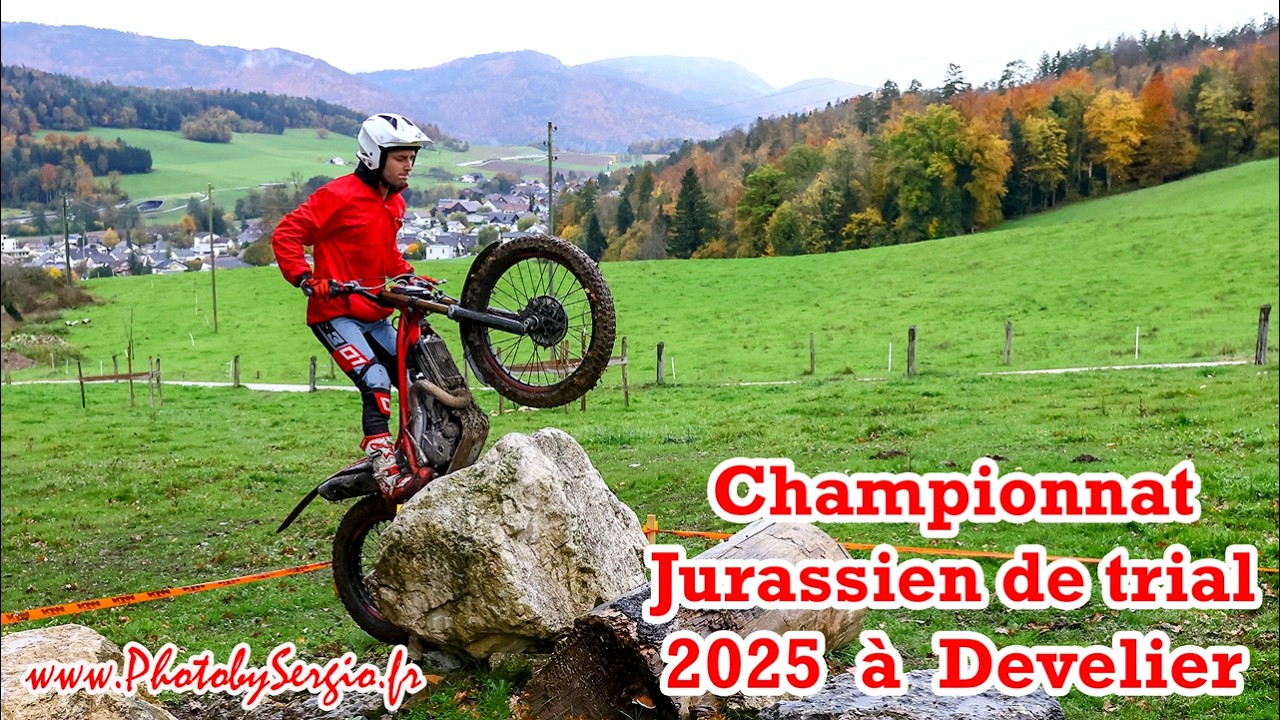 Championnat de trial jurassien 2025 à Develier