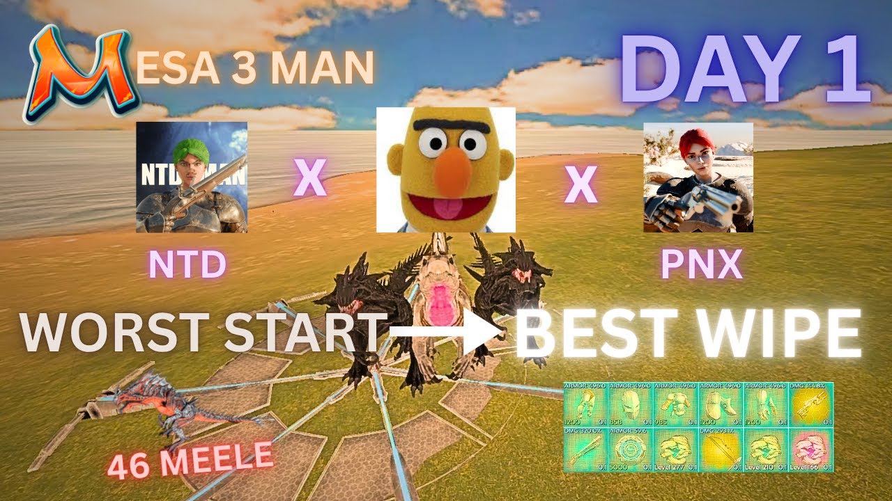 The BIGGEST COMEBACK in ARK HISTORY  @NotPnx  @NTD_MAN  Mesa 3 man