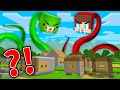 Mikey and JJ SNAKES Attacked The Village in Minecraft (Maizen)