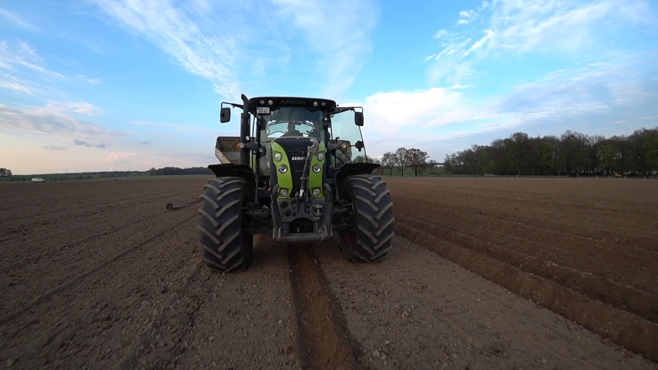 Kartoffeln legen 2017| Claas Arion 650 und Mars 62 